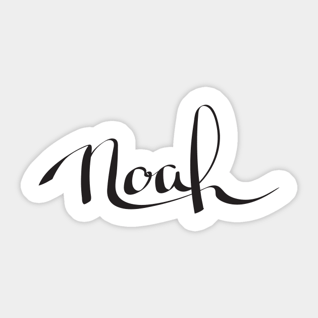 Noah Name Sticker by ProjectX23Red